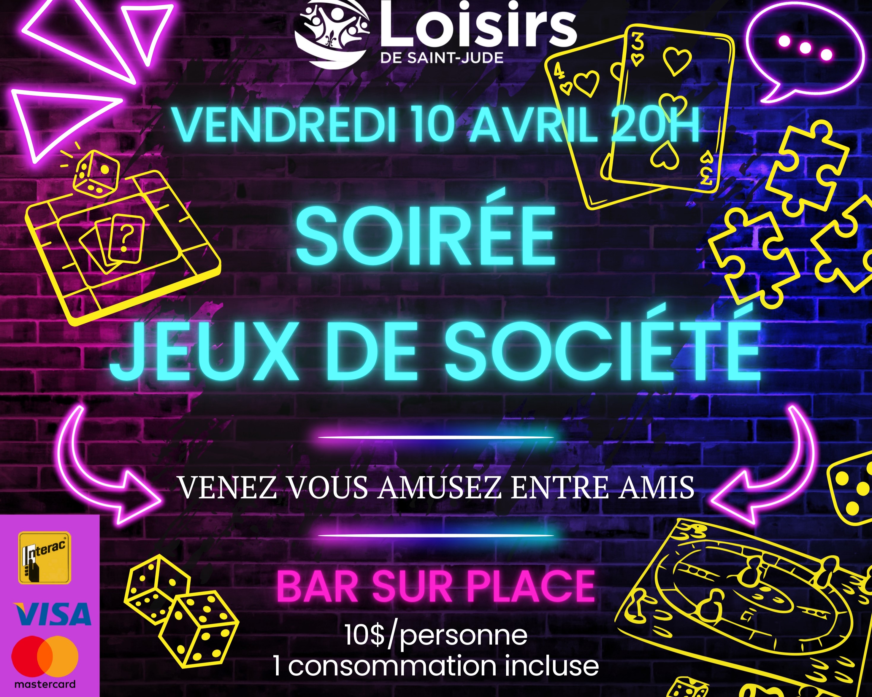 Soirée jeux de société